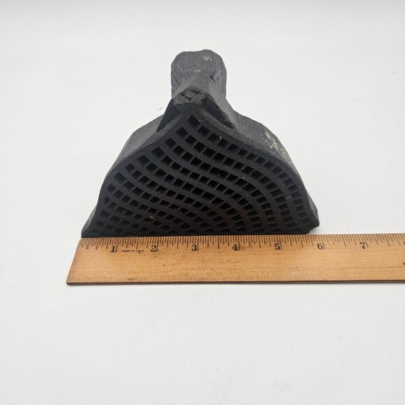 Antique Hand Carved Wood Textile Geometric Pattern Fabric Stamp Block - Picture 7 of 8